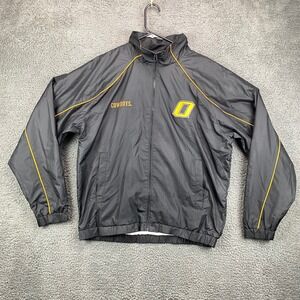 Oklahoma‎ State Cowboys Jacket Mens Small Black Gold Windbreaker Team Edition